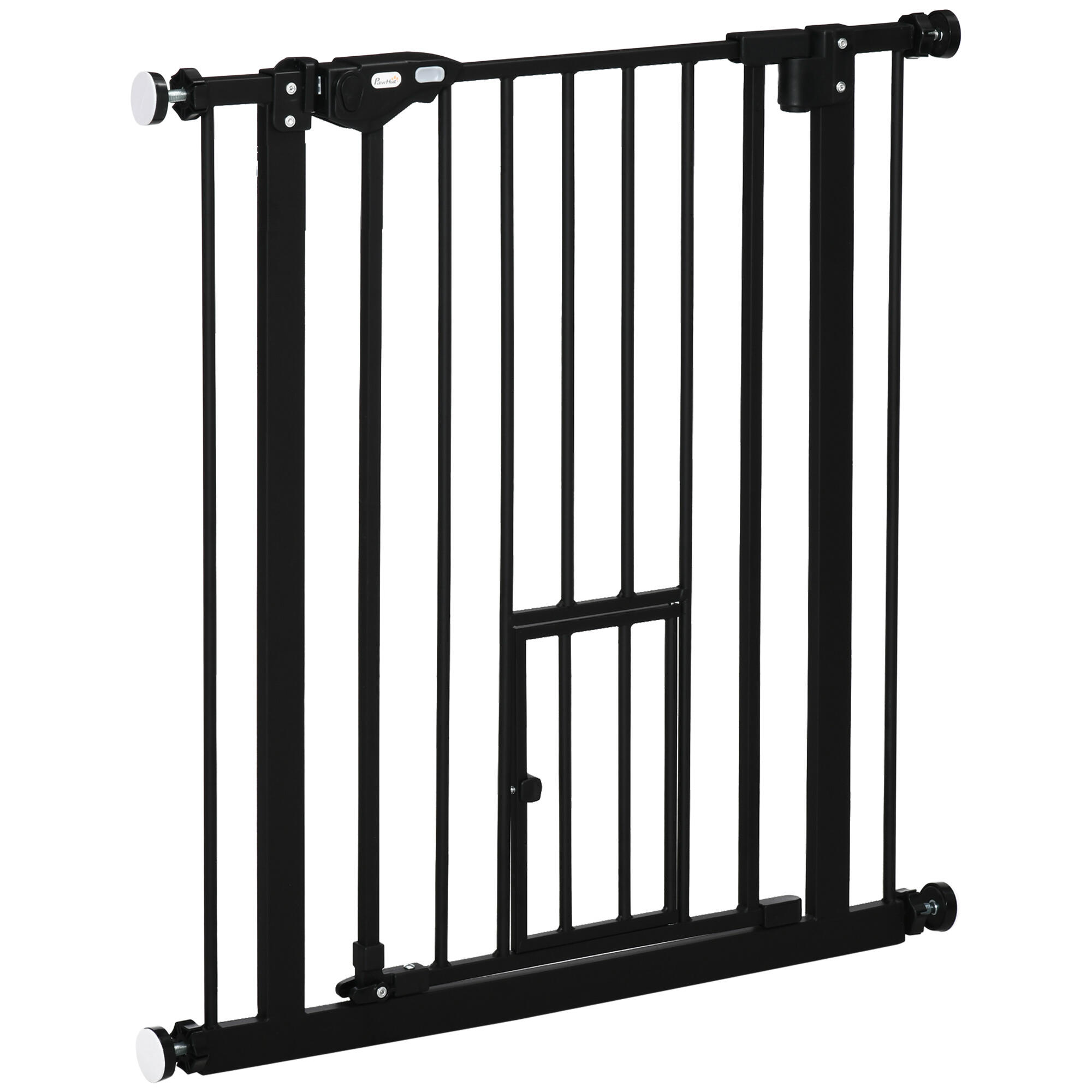 PAWHUT Barreira de segurança para cães 68x76,2 cm preto PawHut