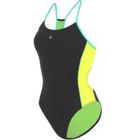 Costume da bagno Orla per ragazze Aqua Sphere - Nero/Verde - Taglia 16Y