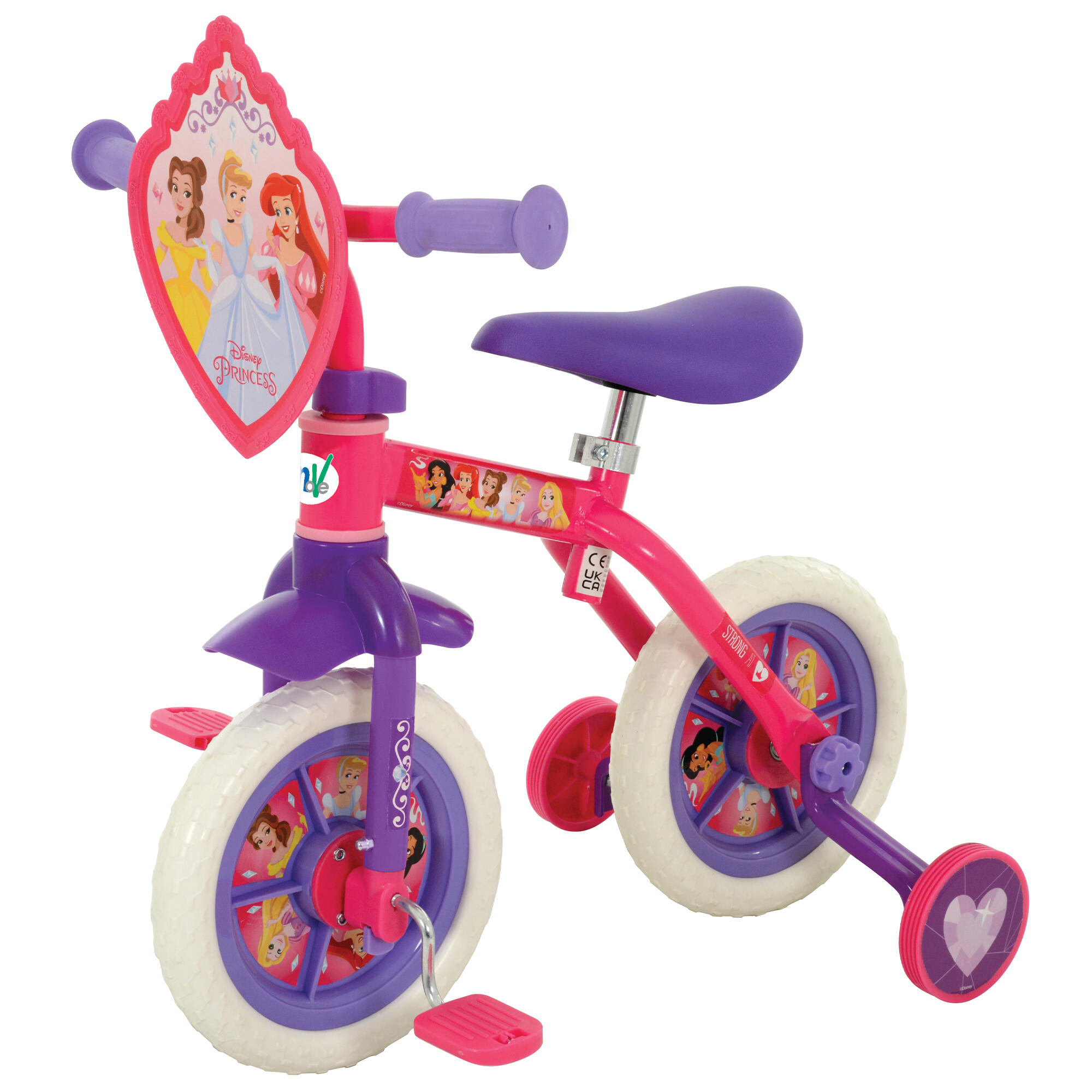 DISNEY PRINCESS MoVe Disney Princess 2 in 1 10" Training Bike