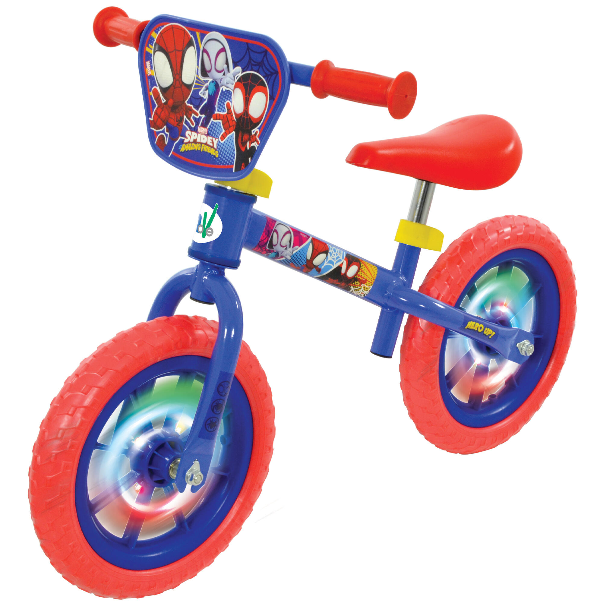 SPIDEY AND HIS AMAZING FRIENDS MoVe Spidey & His Amazing Friends 12" Balance Bike with Light Up Wheels