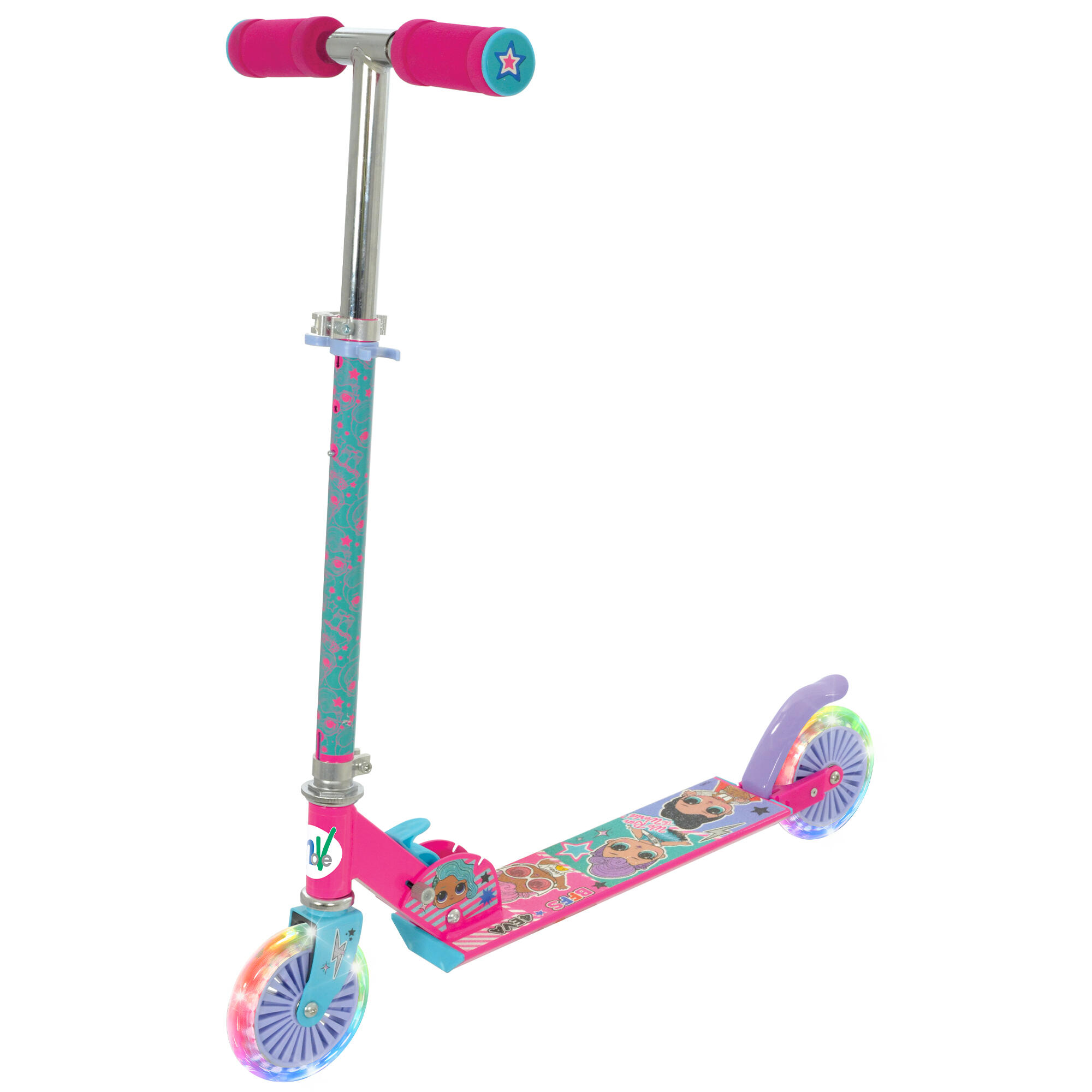 LOL SURPRISE MoVe LOL Surprise Folding Inline Scooter with Light Up Wheels
