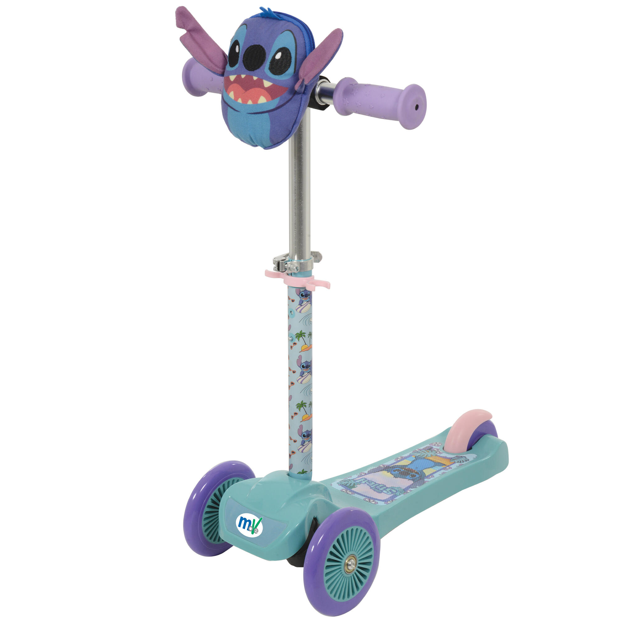 DISNEY MoVe Stitch Mini Go! Tilt Scooter with Squishle