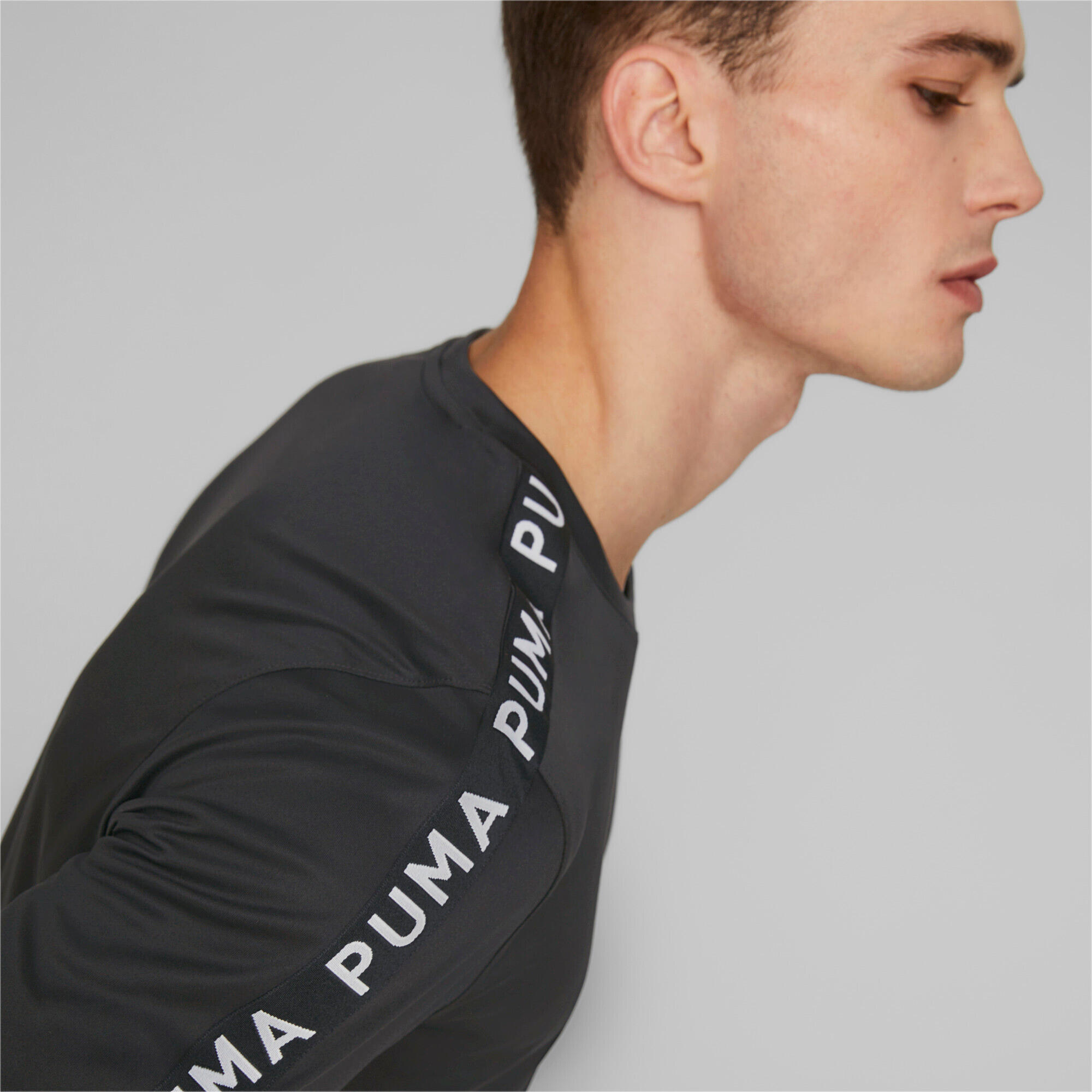 T-shirt Puma Fit Taped, Noir, Hommes 6/7