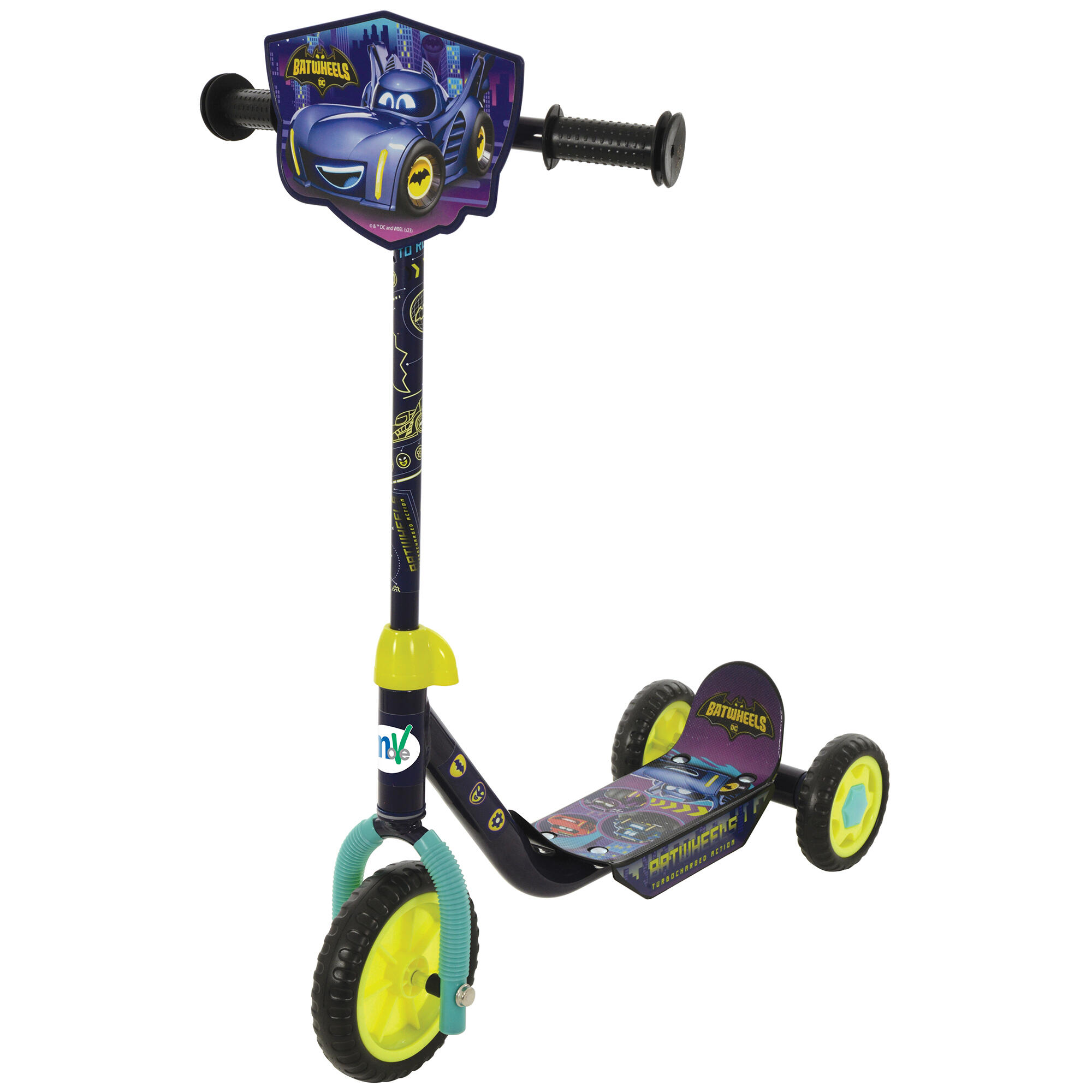 BATMAN MoVe Batwheels Deluxe Tri Scooter
