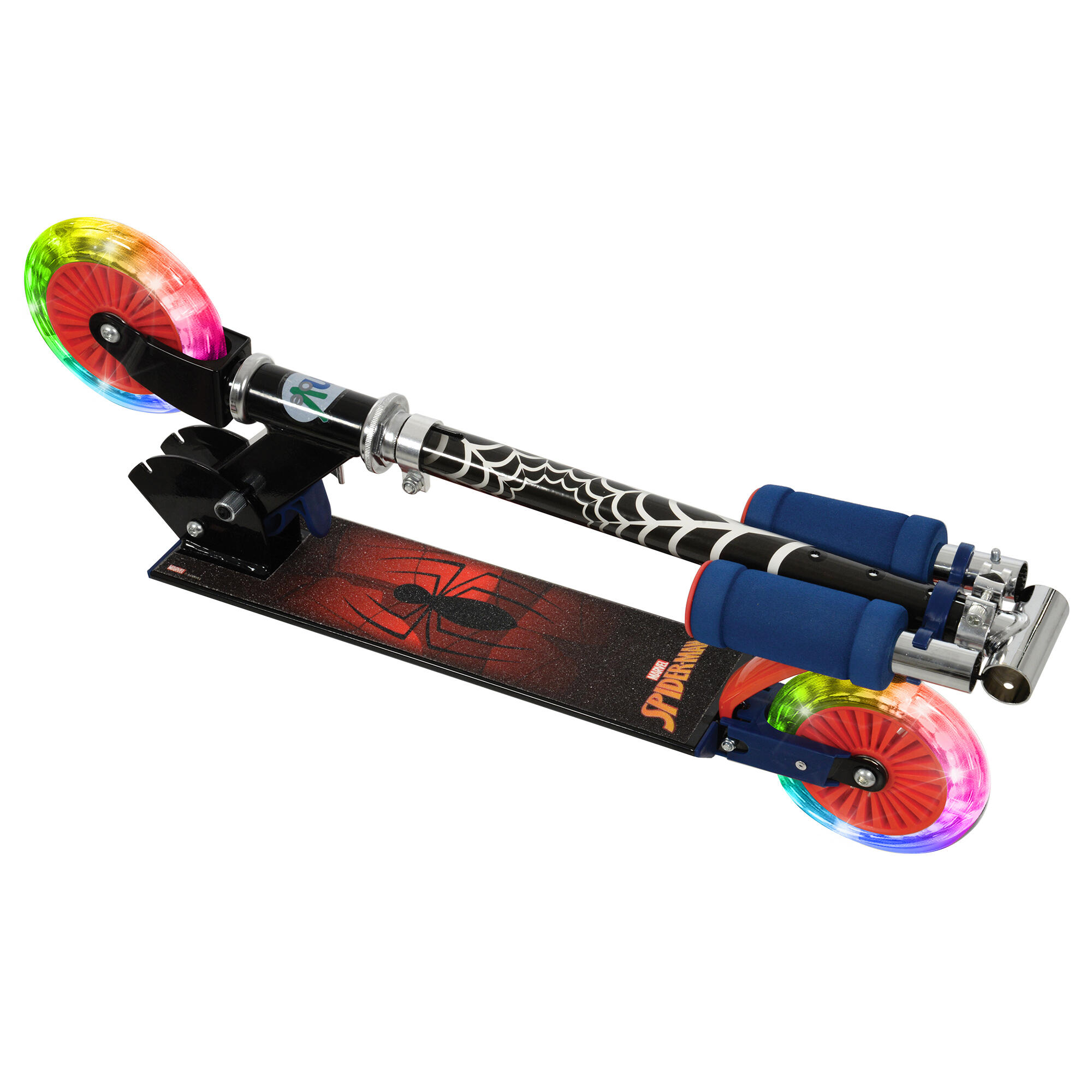 Spiderman Patinete dobrável com 2 rodas e luzes. 8/10