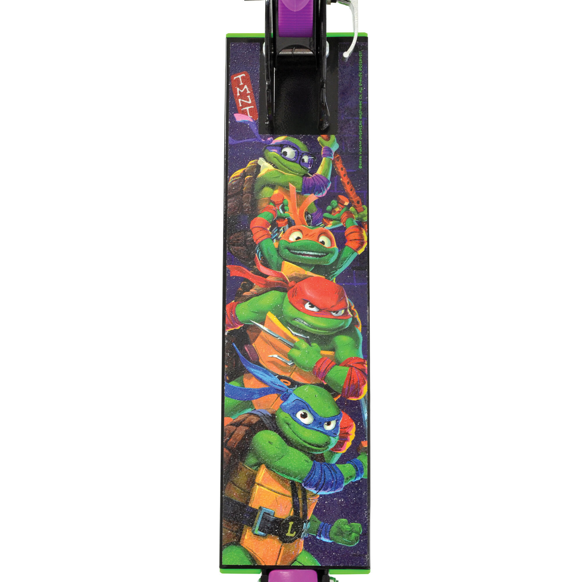 MoVe Turtles Folding Inline Scooter with Light Up Wheels 6/7
