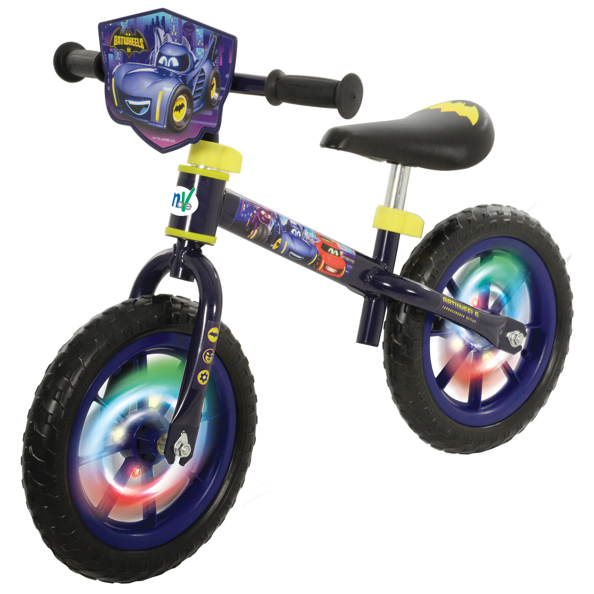 MoVe Batwheels 12 Balance Bike with Light Up Wheels BATMAN Decathlon