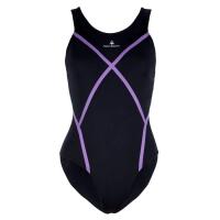 Strój Kąpielowy Aqua Sphere Capri – Czarno-Fioletowy – Rozmiar 28