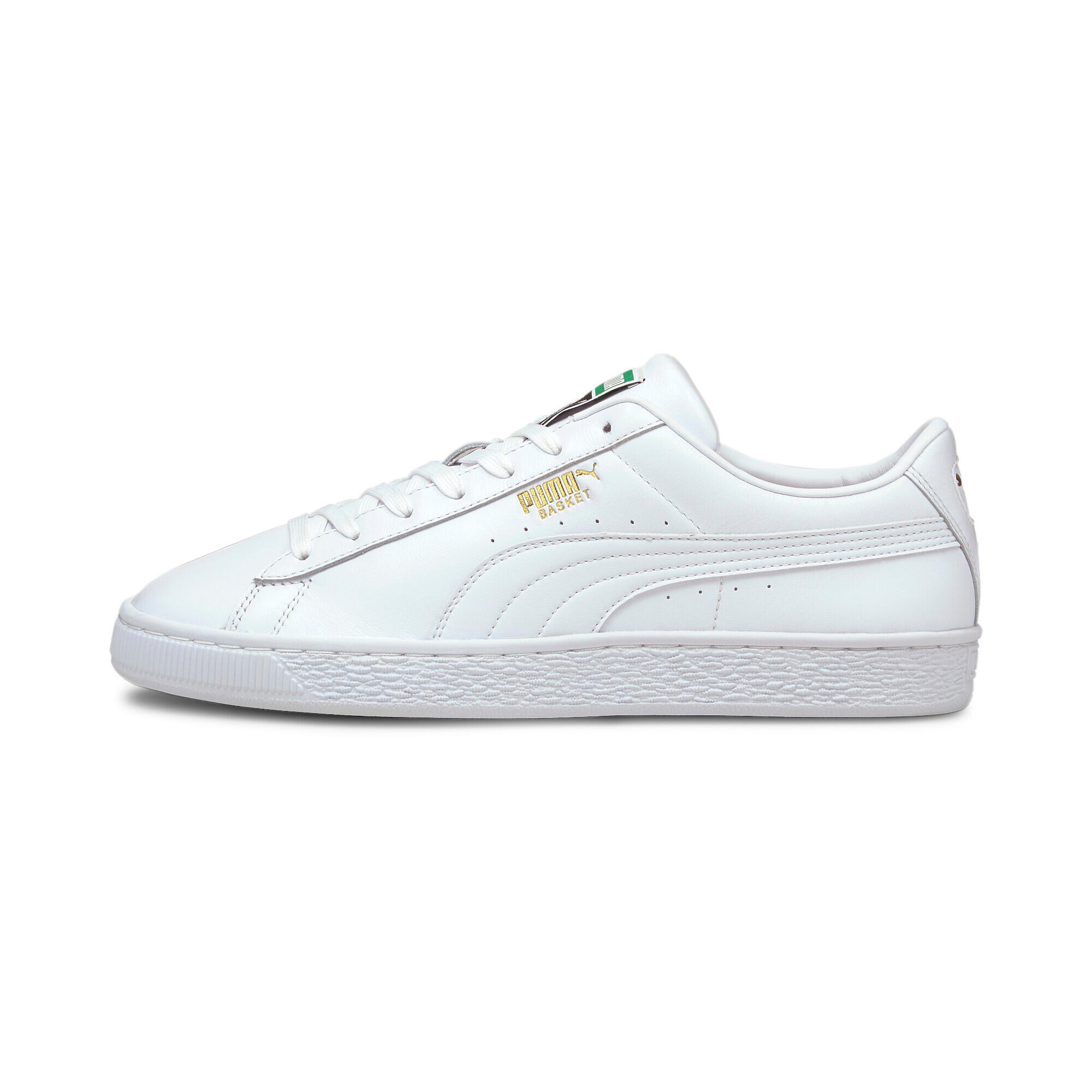PUMA PUMA Unisex Basket Classic XXI Trainers Running Shoes - White-White
