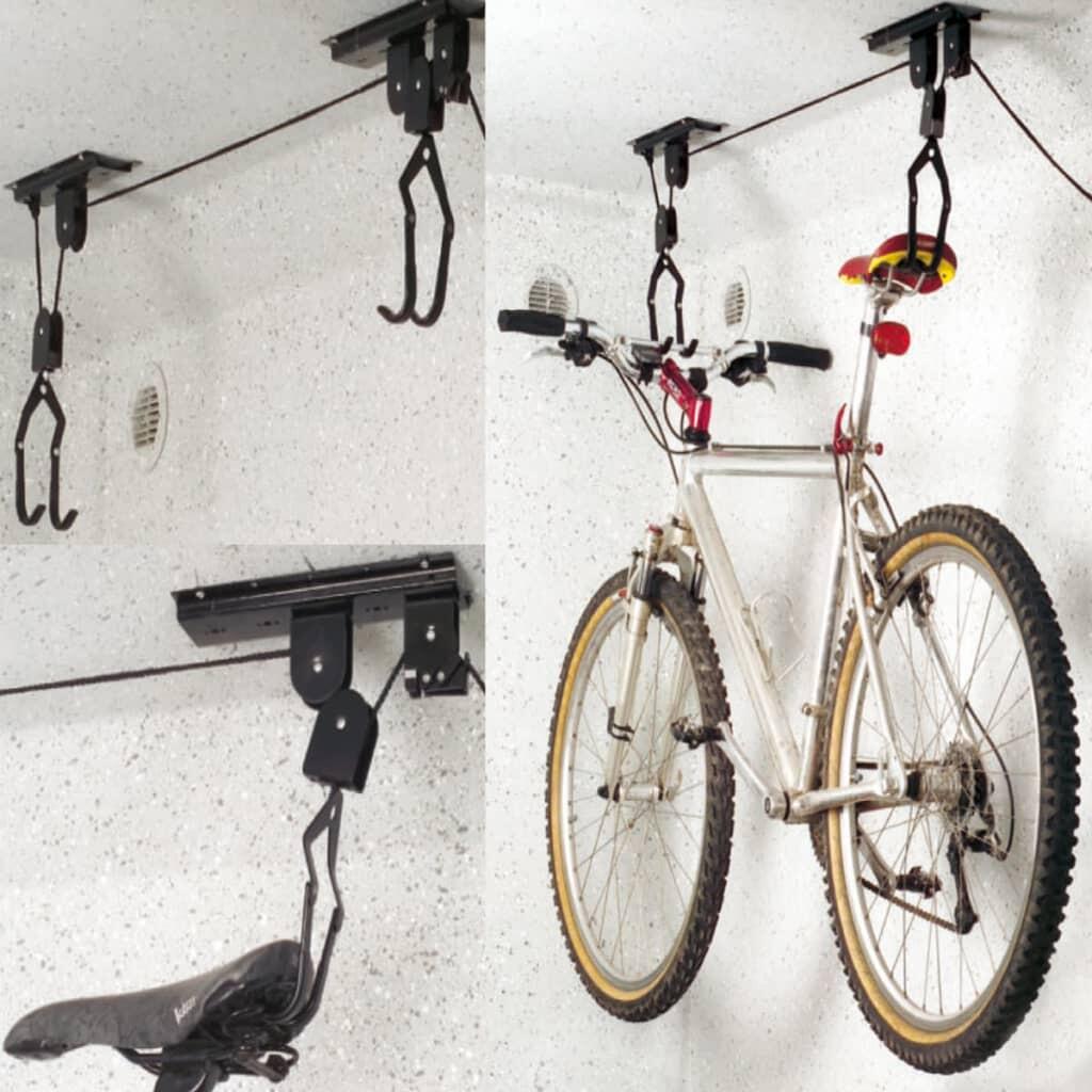Proplus elevador para bicicletas montado no tecto 730915