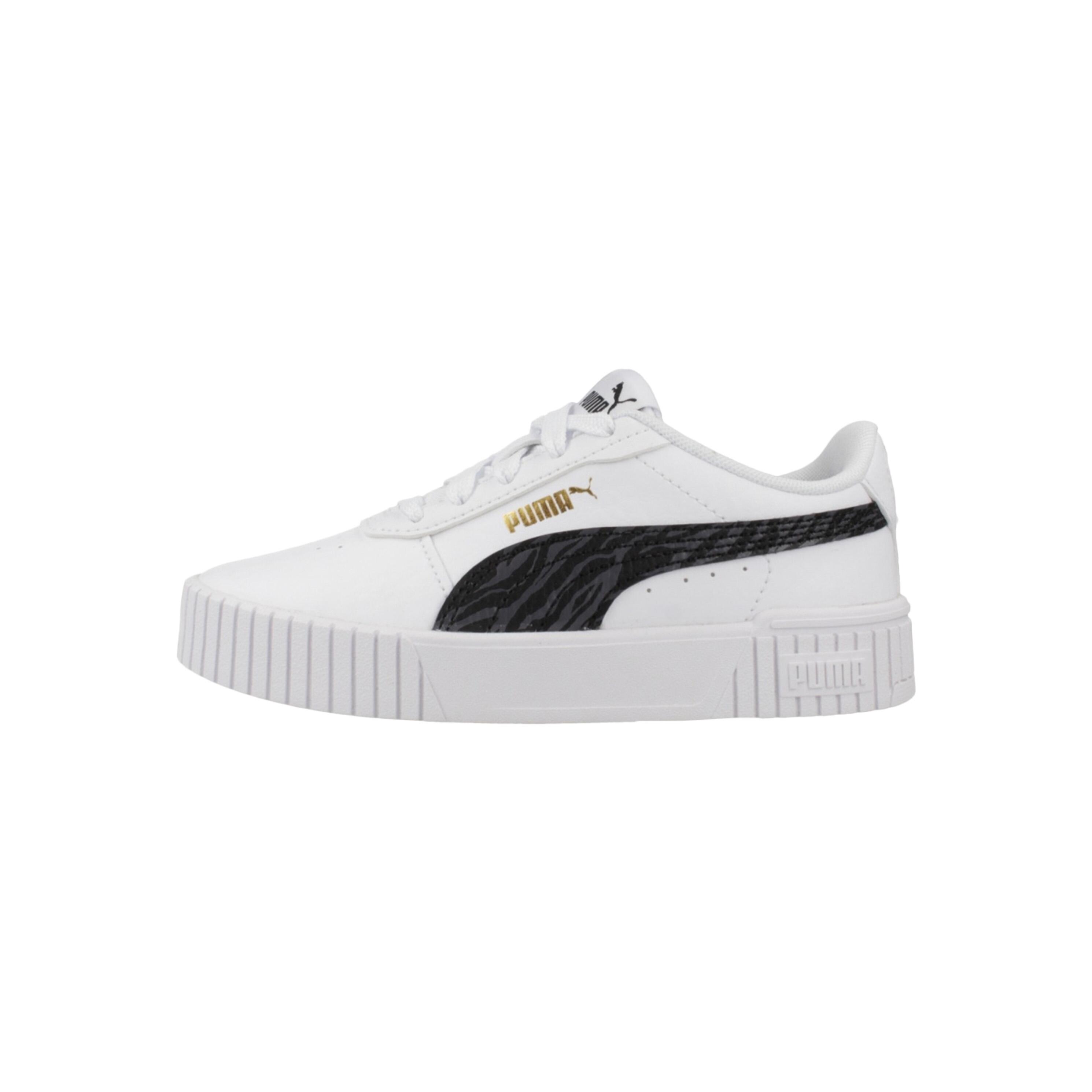 Puma - Basket Enfant À Lacets Puma Carina 2.0 Zebra Ps - Baskets - Blanc - 28 - Decathlon