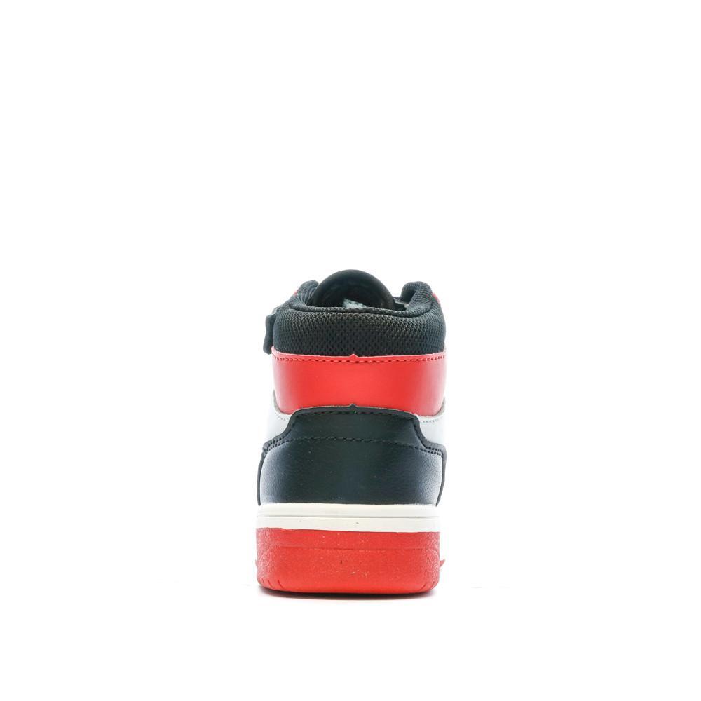 Baskets Noires/Rouges/Blanches Garçon Rouge Umbro Olly Vlc 3/7