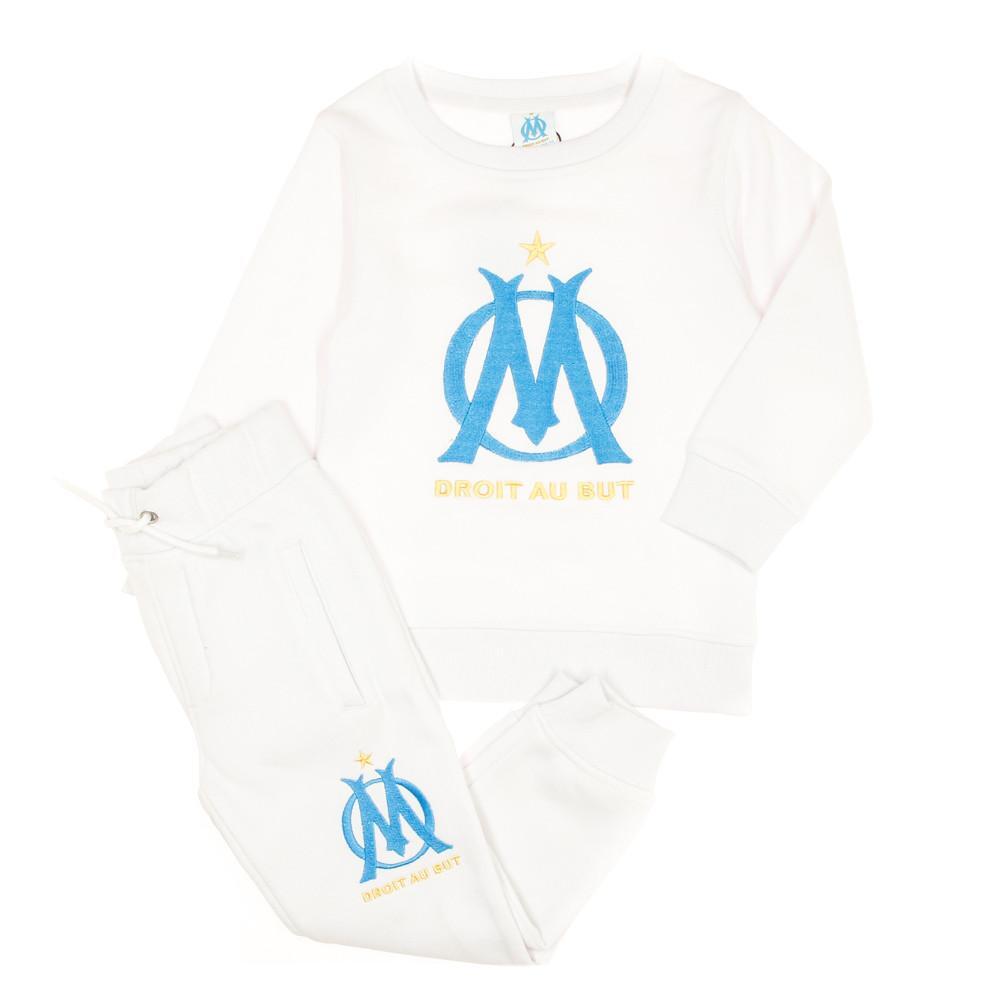 Om - Ensemble De Survêtement Blanc Garçon Olympique De Marseille G23025 - Survêtement - Blanc -  6 À 8 Ans - Decathlon
