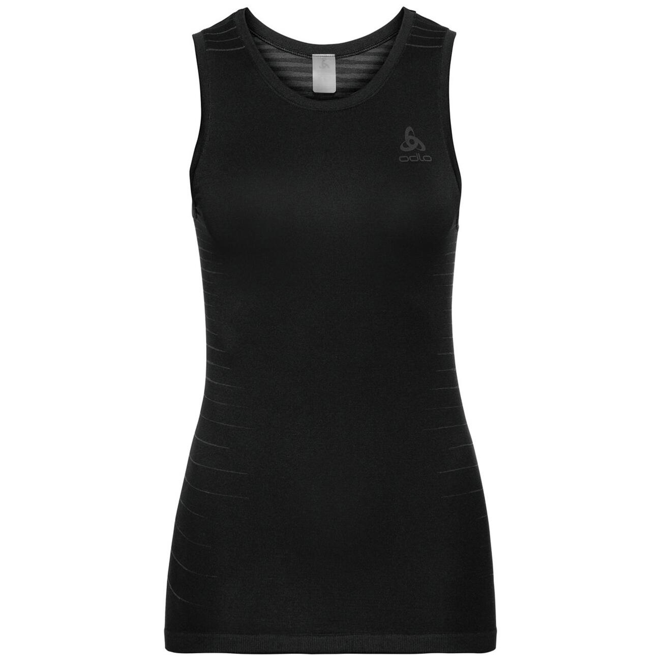 Camiseta sin mangas técnica negra para mujer Odlo Performance Light 3/6