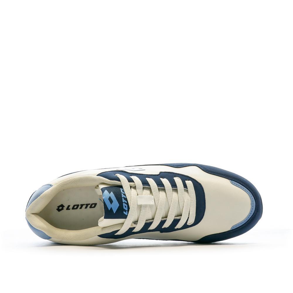 Zapatillas Lotto Twenty 2 para Hombre Crudo/Azul 4/7