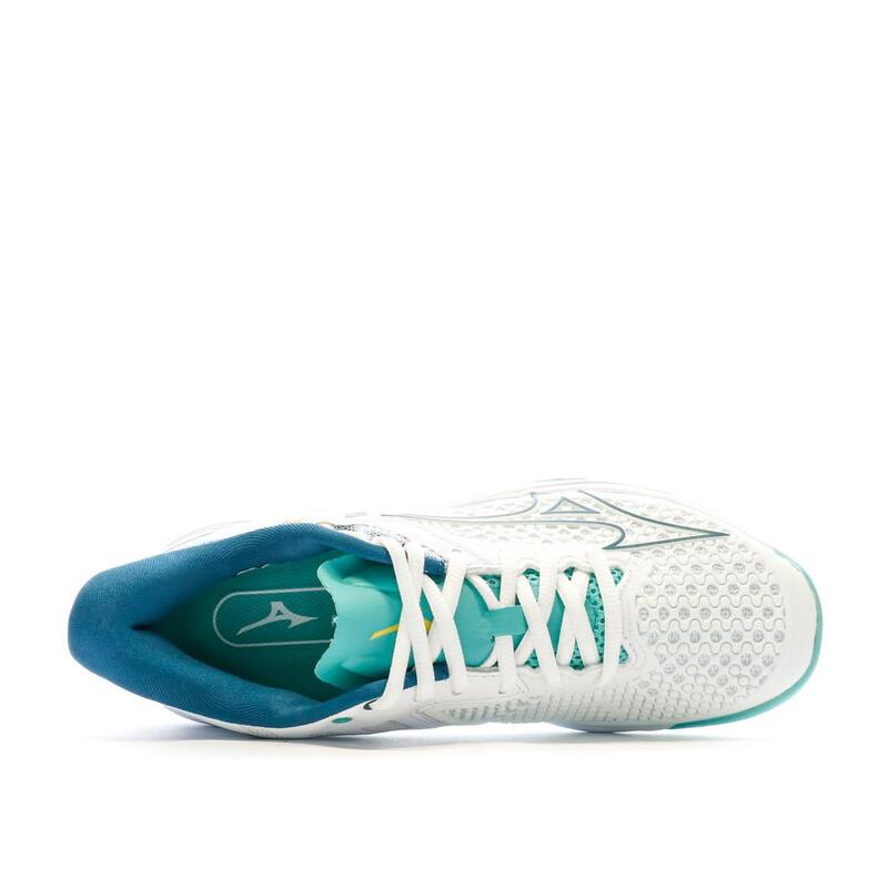 Chaussures de tennis Femmes Mizuno De Wave Exceed Tour 5 Blanc