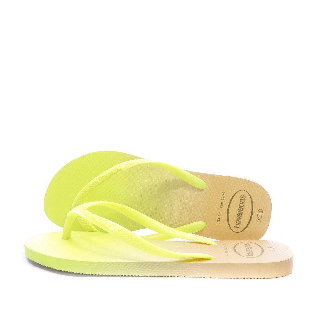 Havaianas - Tongs Jaune/doré Femme Havaianas Slim Lux Sw Gradient - Tongs - Jaune - 35/38 - Decathlon