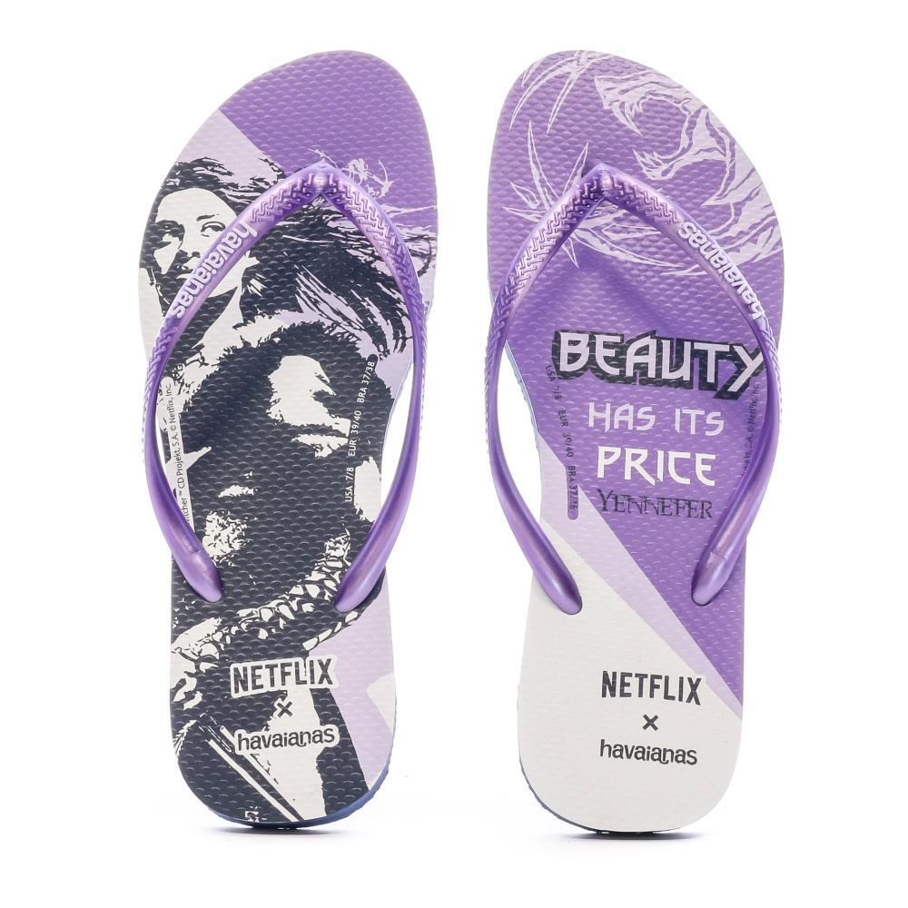Tongs Violette Femme Havaianas Slim Netflix The Witcher 3/4