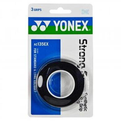 Overgrip Yonex Strong Grap AC135EX, set 3 bucati, culoare Black