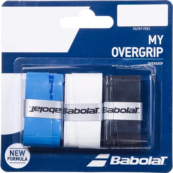 Babolat My Overgrip Black/Albastru/Alb set 3