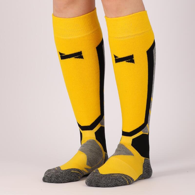 Xtreme - Chaussettes de snowboard Unisexe - 4-Pack - Jaune - Taille 39/42 -