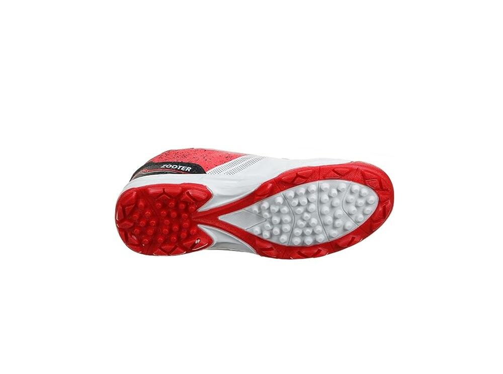 DSC Zooter Cricket-Schuhe | Weiß/Rot | Für Männer und Jungen | LightWeight 3/6