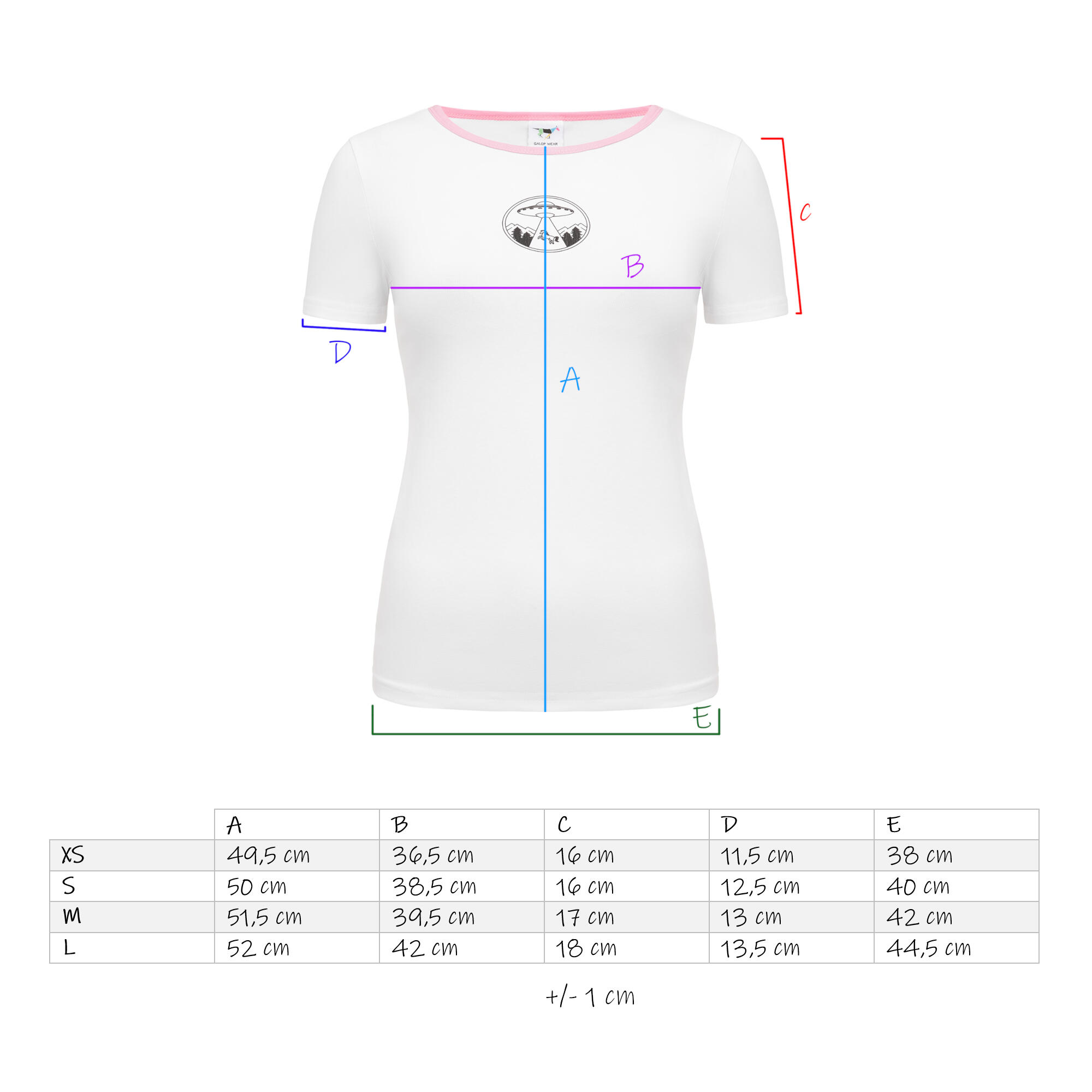 T-shirt da donna Galop Wear Cosmic Abduction 4/4
