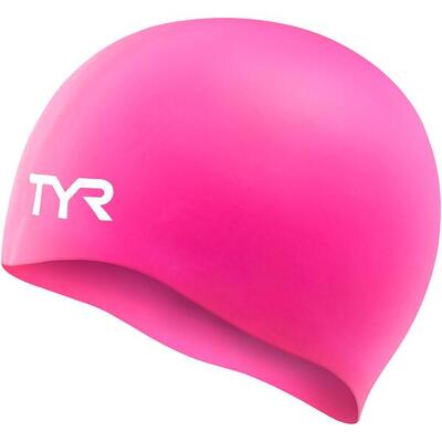 Tyr siliconen kreukvrije badmuts - fl roze