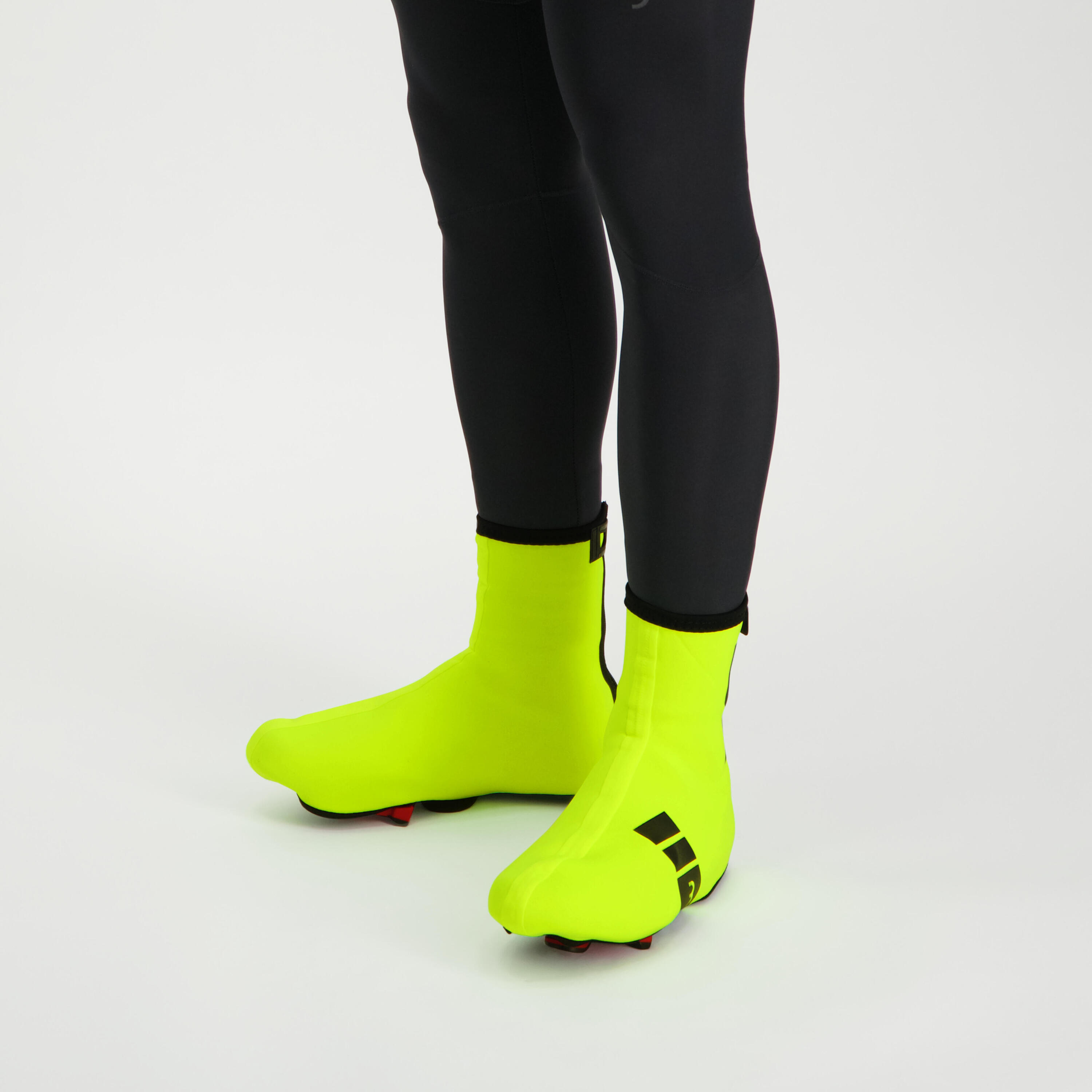Fahrrad-Überschuhe Winter - HeavyDuty - Wasserbeständig - Neon Gelb - 5 - 15 °C 4/8