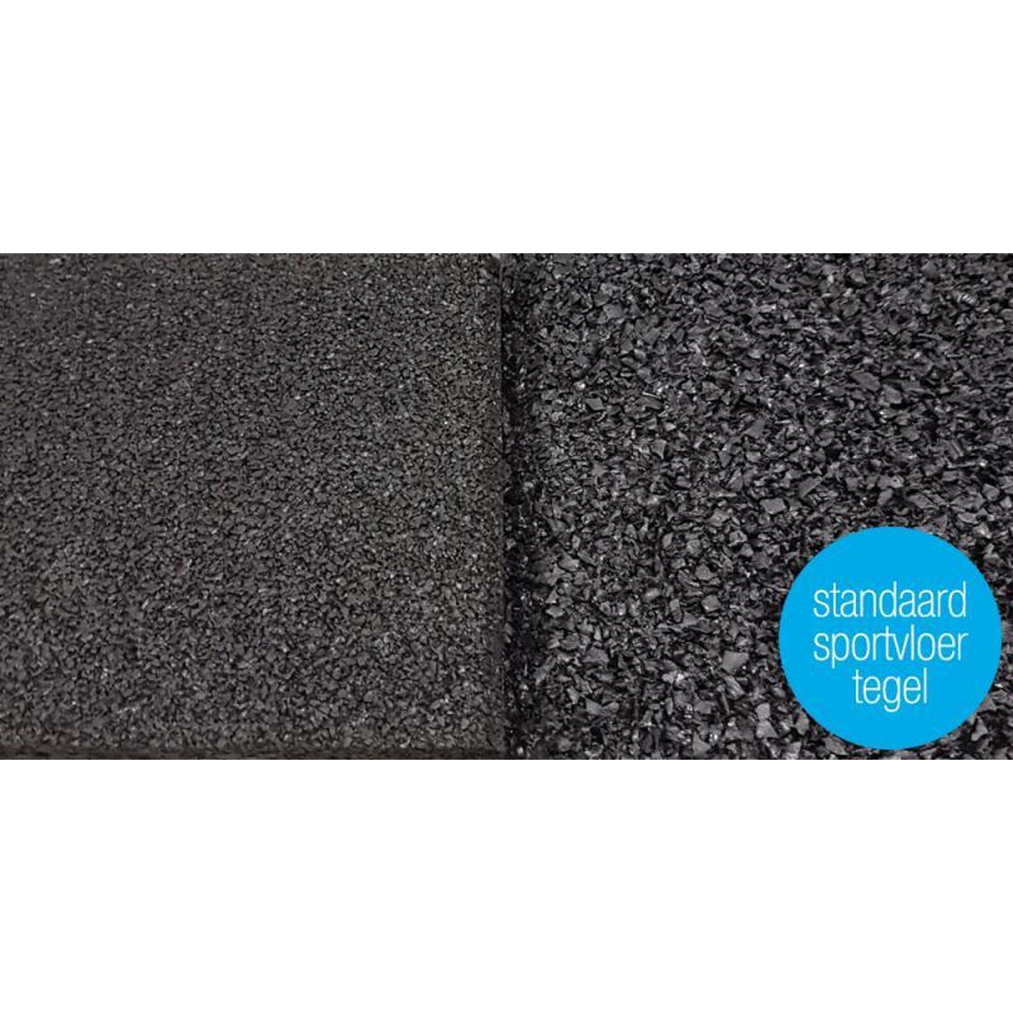 Gresie sport 100 x 100 cm - 11mm - Negru