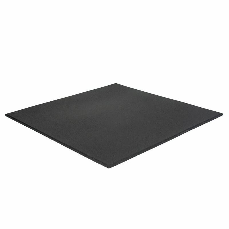 Carrelage sol sportif 100 x 100 cm - 11mm - Noir