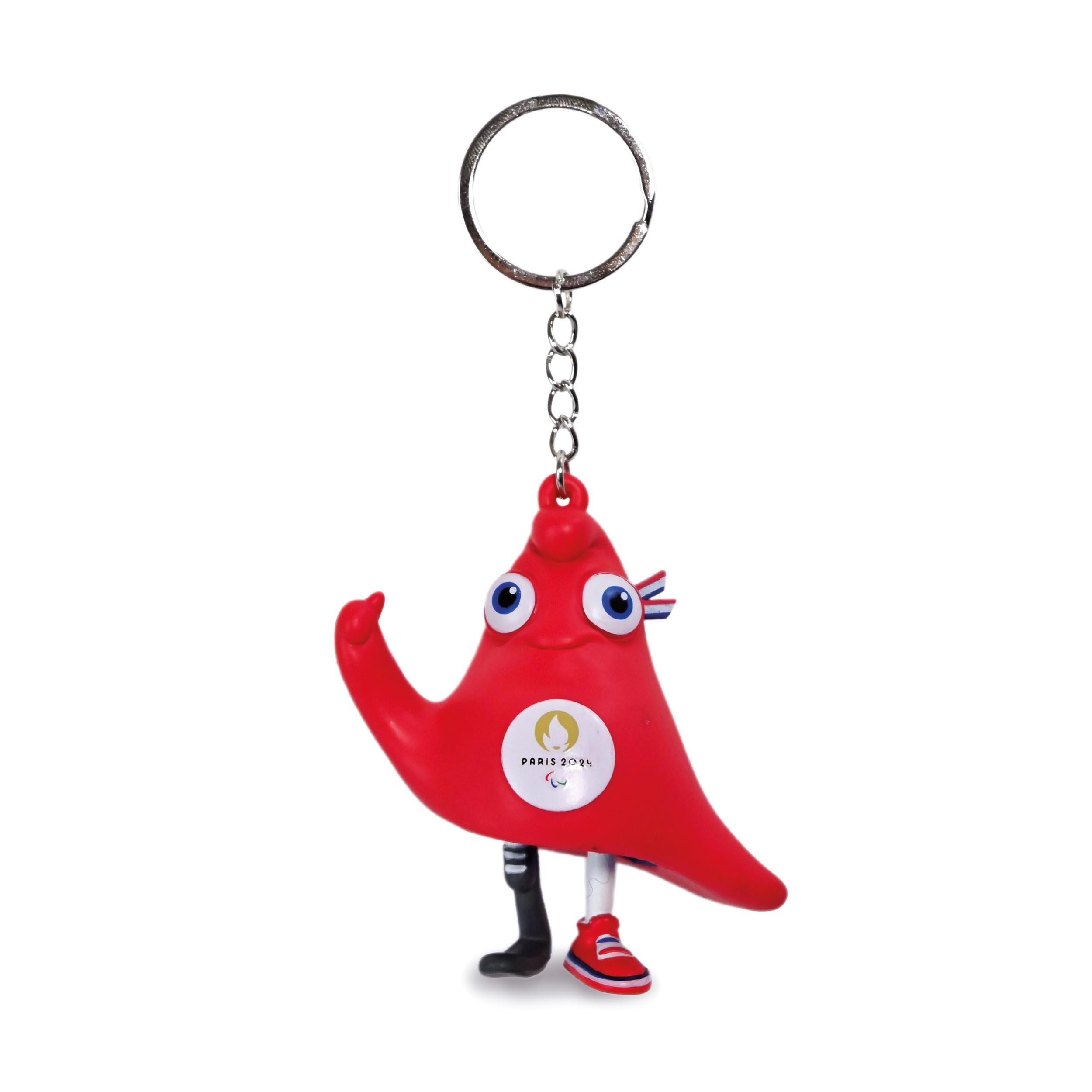 Porte-clés Mascotte Phryge Paralympique PARIS 2024 JO 3/3