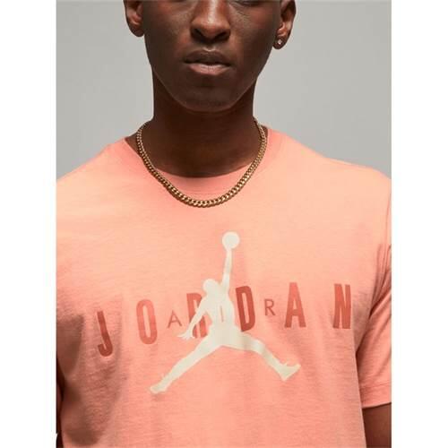 T-shirt Nike Jordan Air Wordmark, Rose, Hommes 4/4