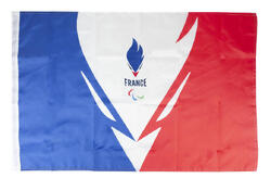 Drapeau FRANCE Paralympique 2024 Jeux Olympiques et Paralympiques
