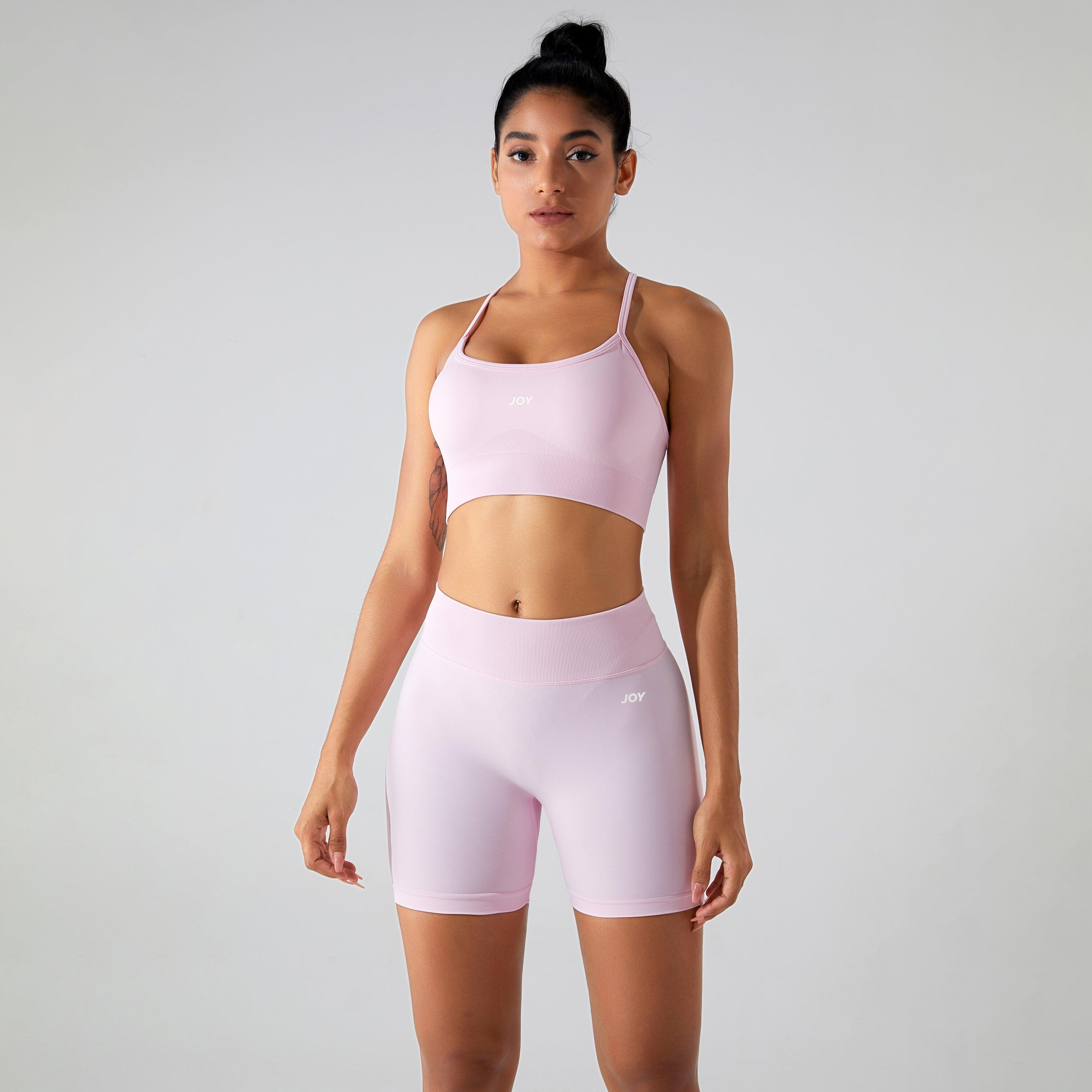 Short Dames Sculpt Scrunch - lichtroze 4/5