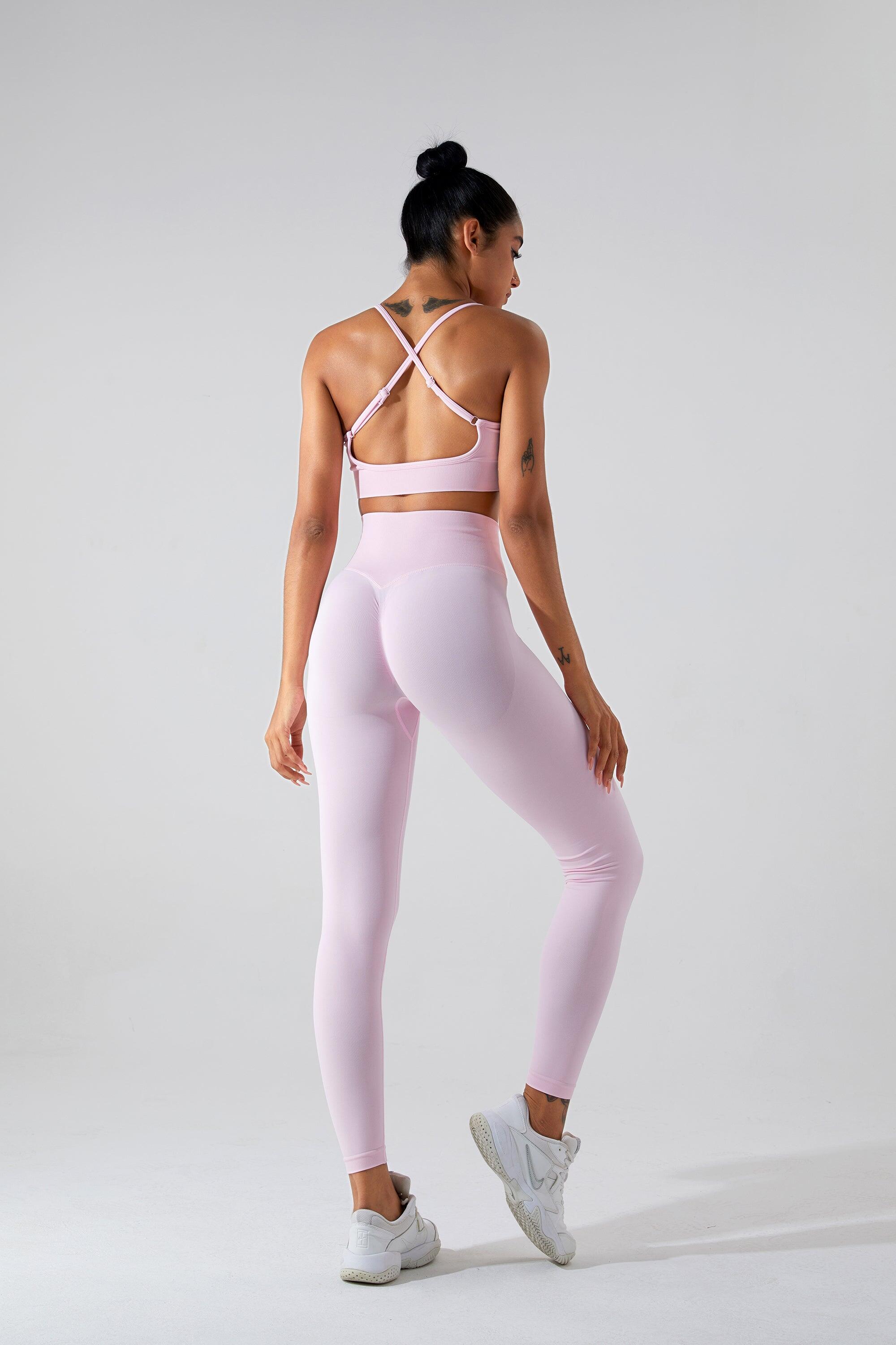 Legging Sculpt Scrunch - Rose pale 5/6