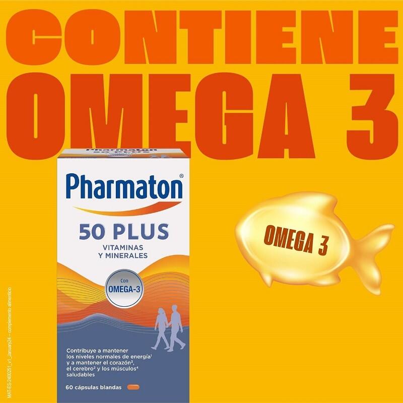 PHARMATON 50 Plus 60 cápsulas