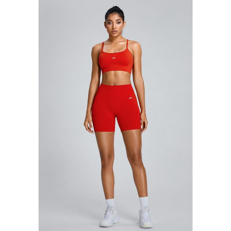 Top Sujetador Deportivo Sculpt Scrunch - Cherry