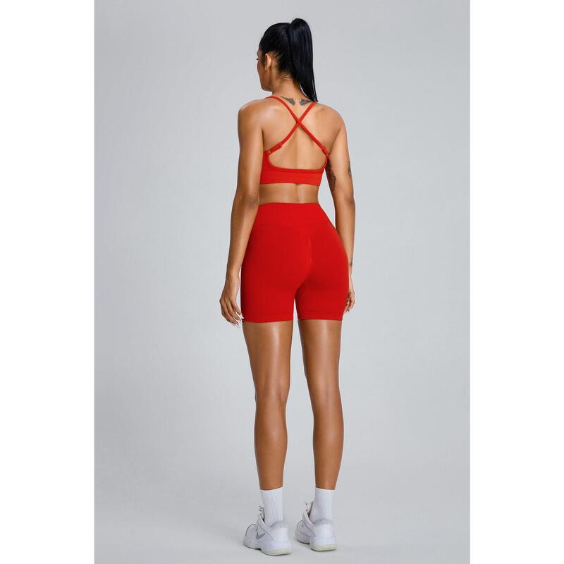 Top Sujetador Deportivo Sculpt Scrunch - Cherry