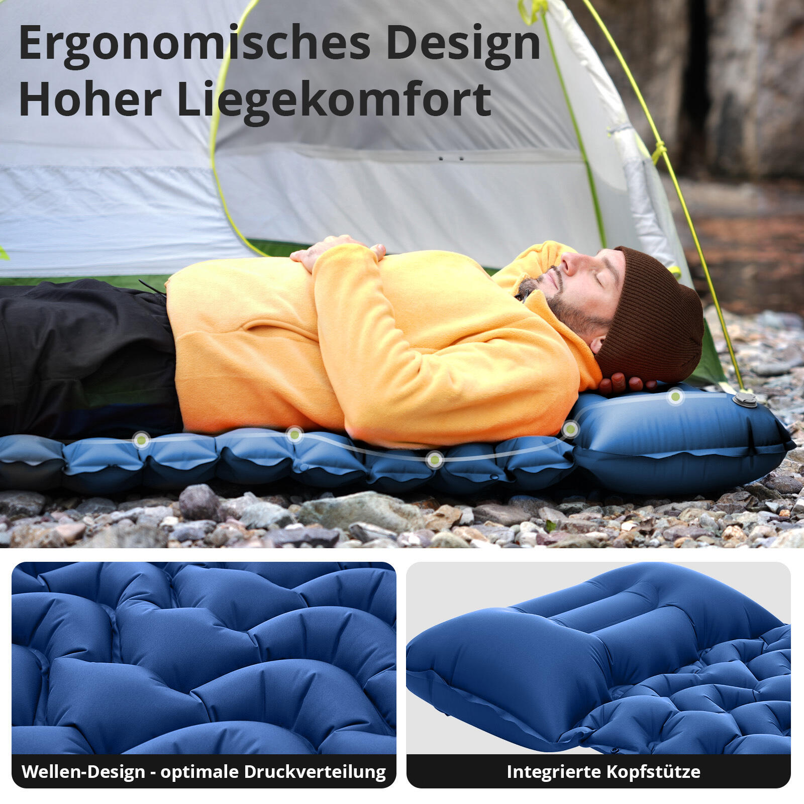 Matelas de trekking Wildwood Matelas thermique de camping Léger 0,9 kg 3/7