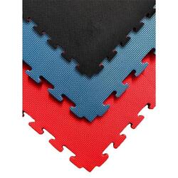 Tatami Puzzle 1000x1000x20 mm | Esterill  Rojo y Azul