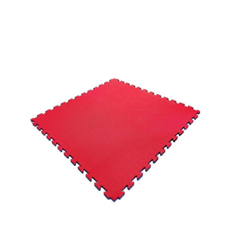 Tatami Puzzle 1000x1000x25 mm | Esterill  Rojo y Azul