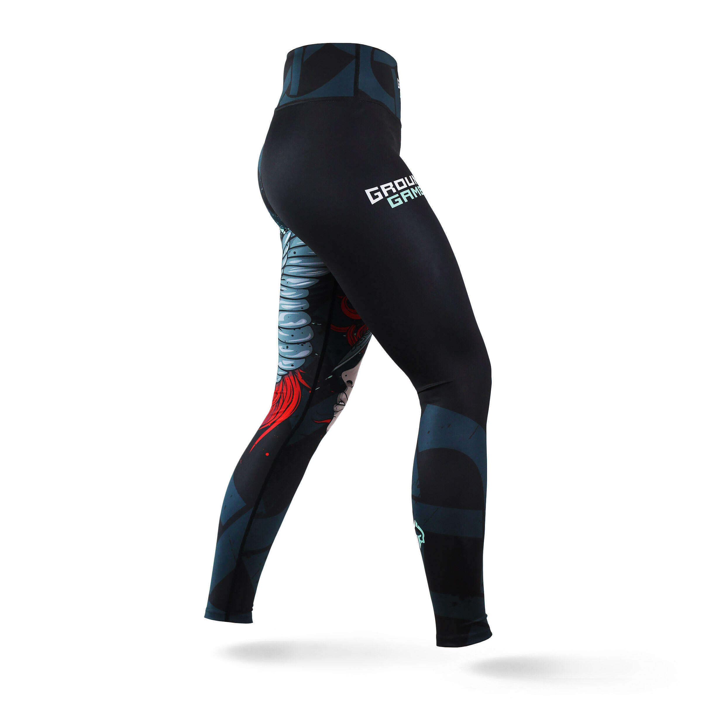 Legginsy sportowe damskie Ground Game Valkyria 3/5