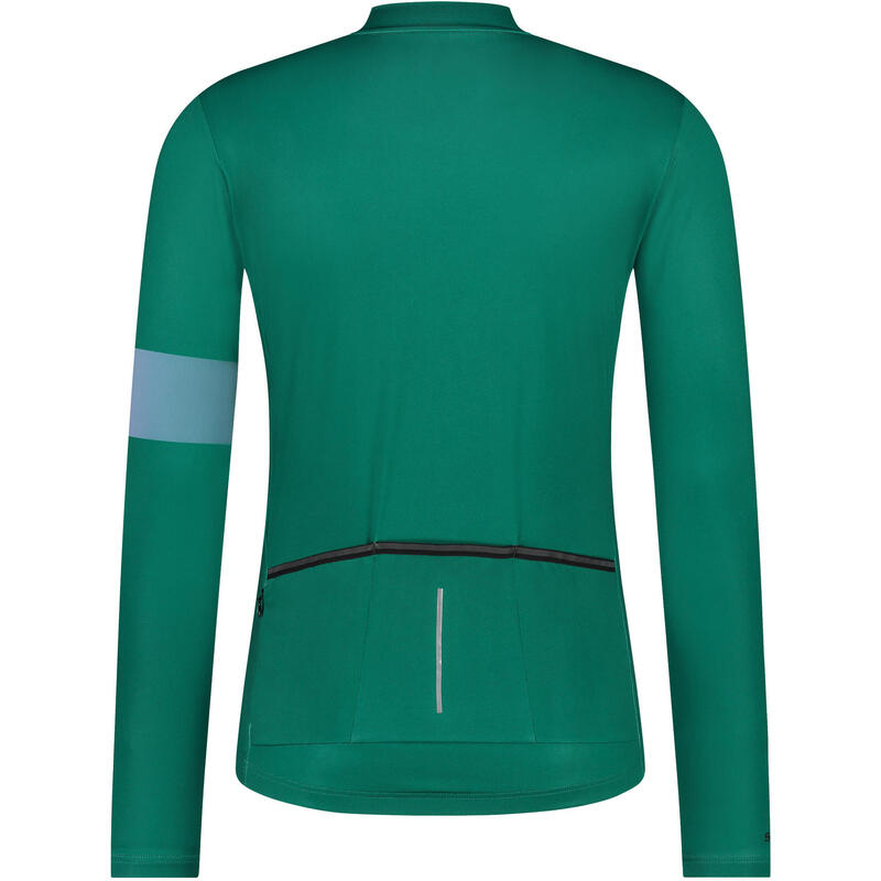 SHIMANO VERTEX Jersey met lange mouwen, spiegelgroen