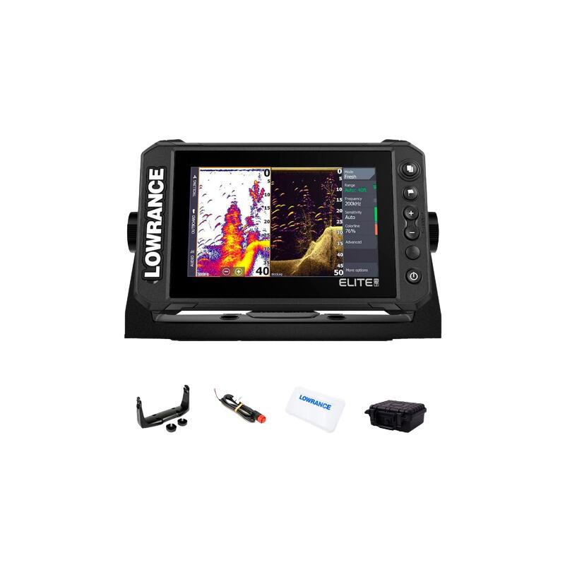 Lowrance - Elite Fs 7″ Sans Sonde - Combiné Sondeur Gps - Noir - Taille Unique - Decathlon