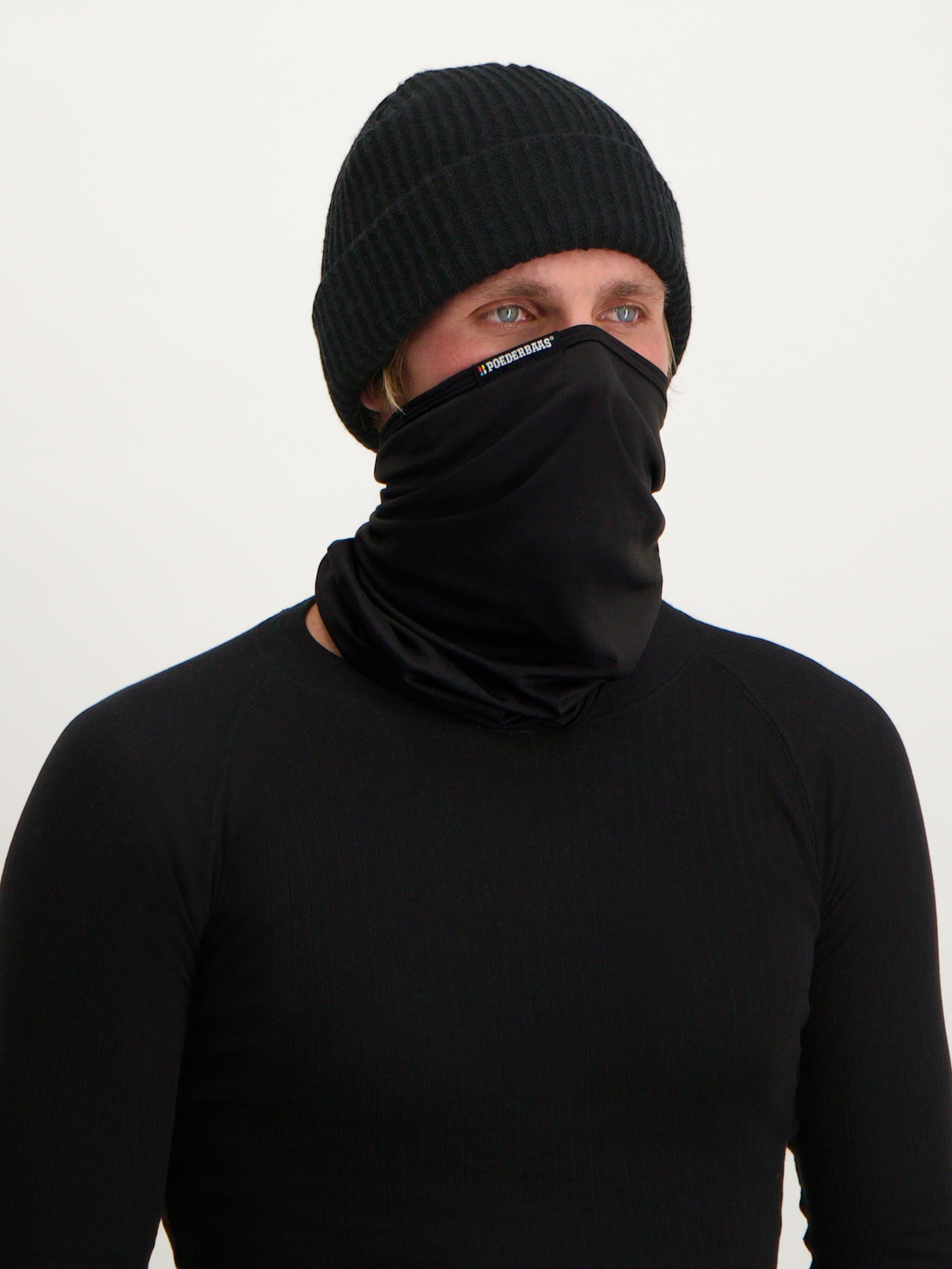 POEDERBAAS Poederbaas Nekwarmer Sport Zwart
