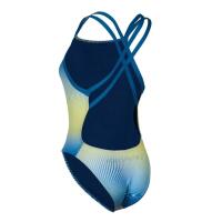 Aquasphere Essential Open Back Swimsuit Blue 4/4