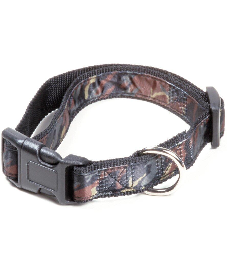 RECORD Collare in nylon camouflage per cani, 1x20-30 cm
