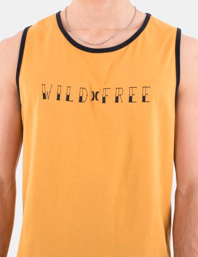 Camiseta de tirantes para Hombre Hurley Hurley toledo wild Amarillo 4/6