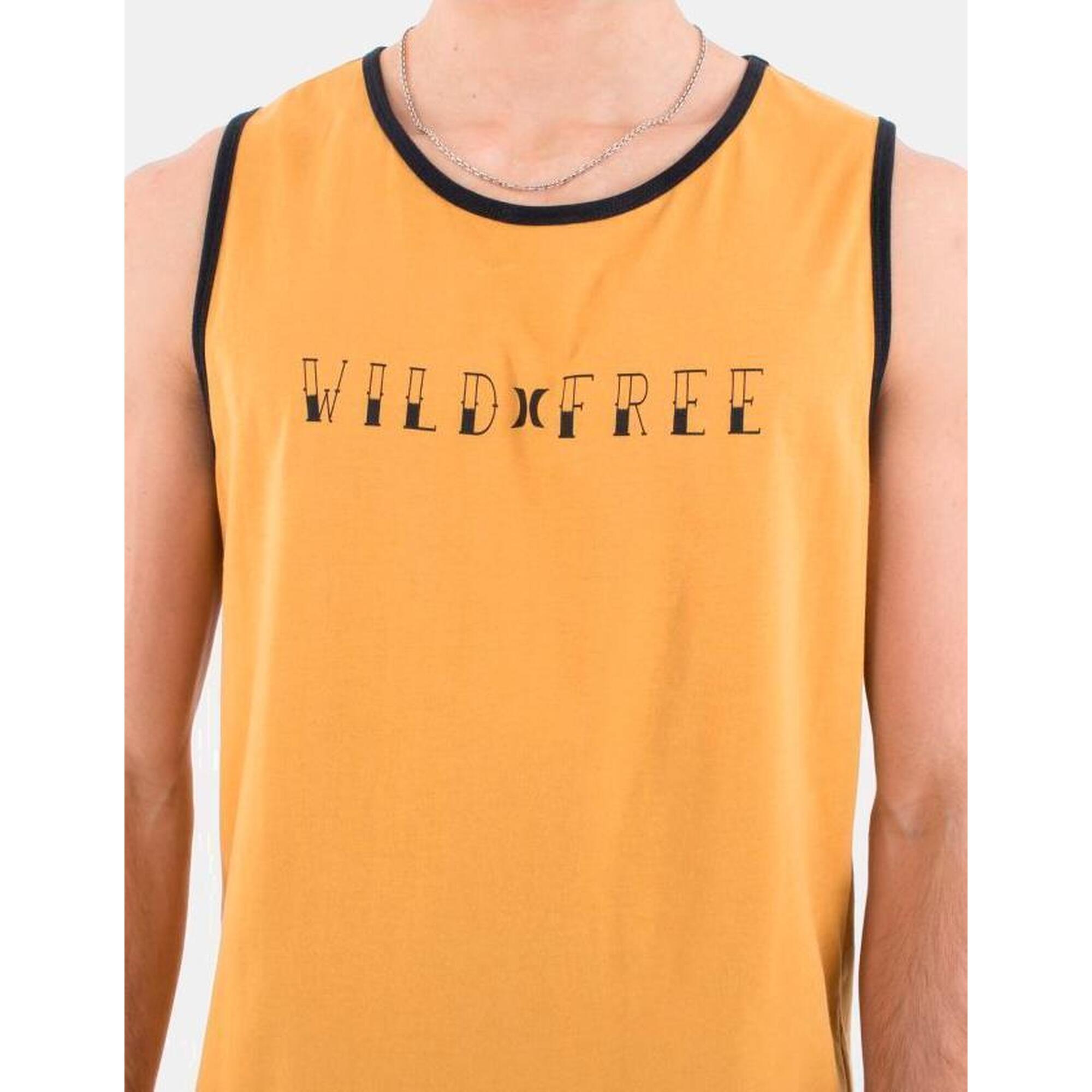 Camiseta de tirantes para Hombre Hurley Hurley toledo wild Amarillo